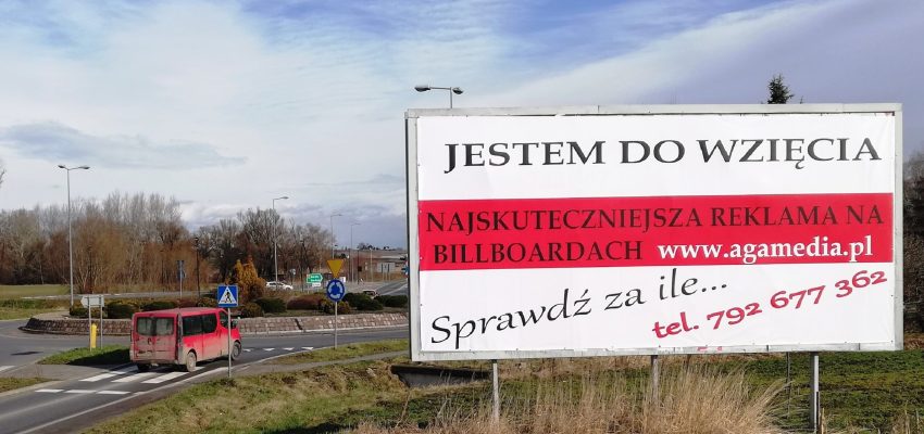 Proszowice billboard 6x3m